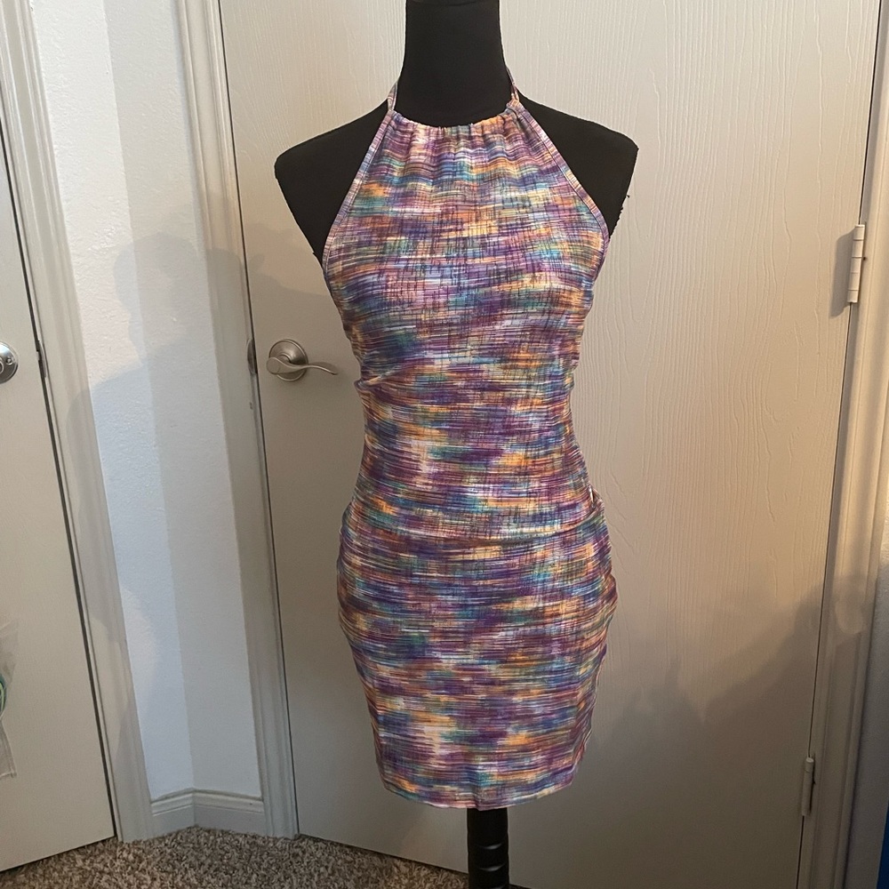 Space Dye Bodycon Dress